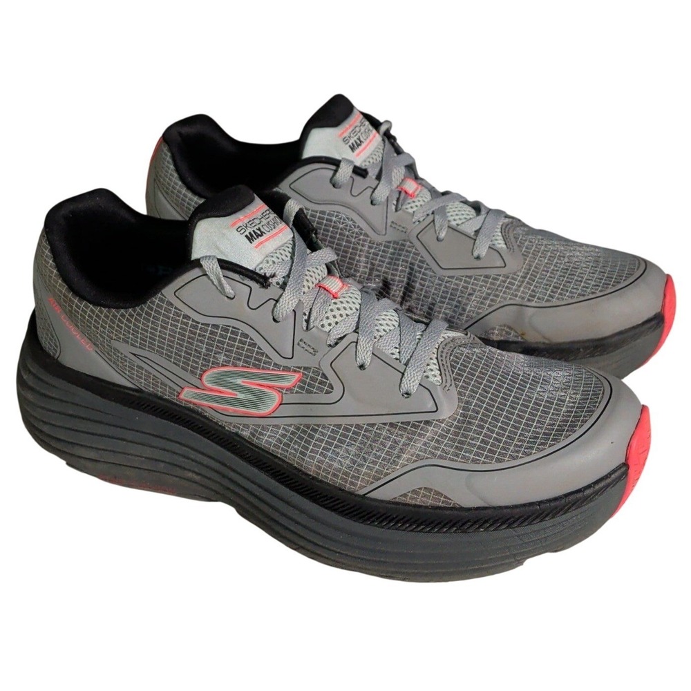Skechers Max Cushion Endeavour Shoes Mens Size 10.5 Gray Running Sneakers 220615